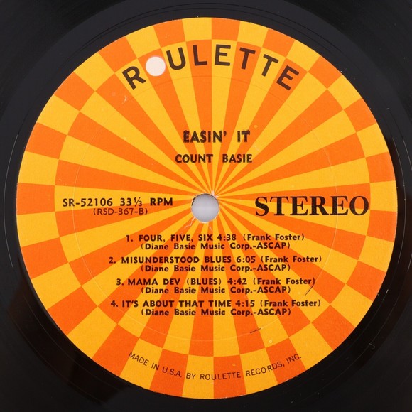 Count Basie - Easin' It (Music From The Pen Of Frank Foster) 12" Vinyl LP Record - Picture 9 of 12